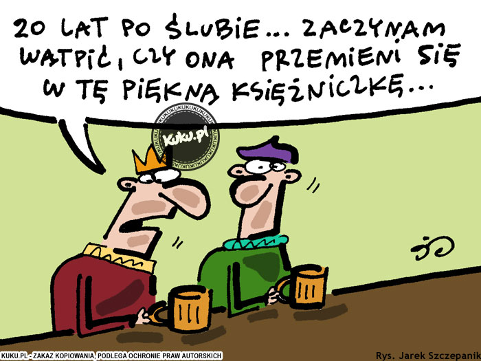 Komiks, dowcip, Żart o 20 lat po Å›lubie