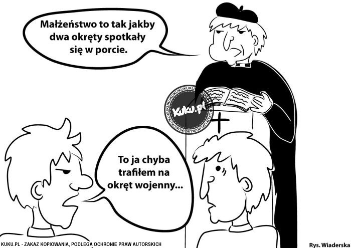 Komiks, dowcip, Żart o Co to jest maÅ‚Å¼eÅ„stwo ...