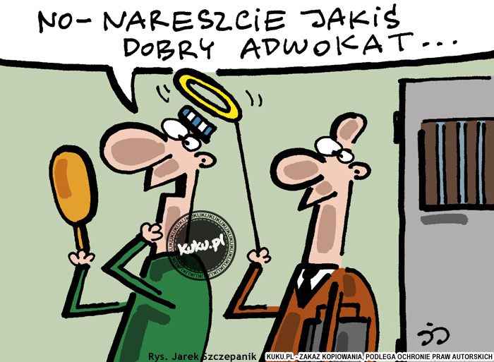 Komiks, dowcip, Żart o Dobry adwokat