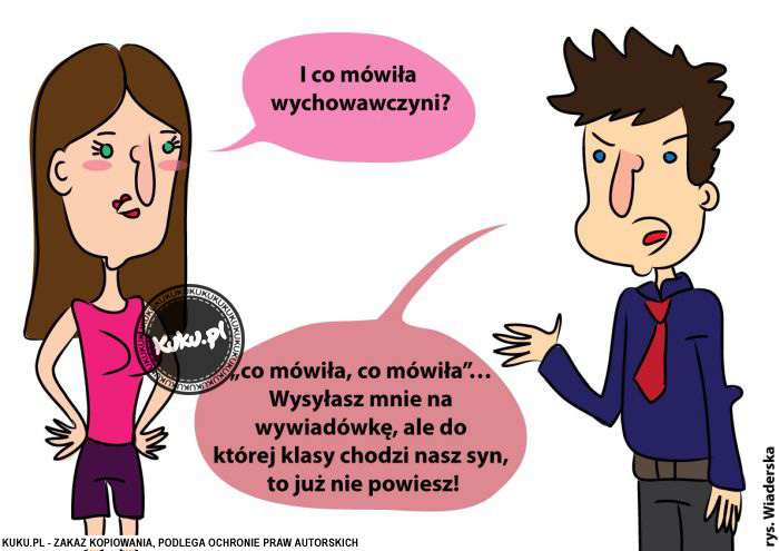 Komiks, dowcip, Żart o Facet na wywiadÃ³wce