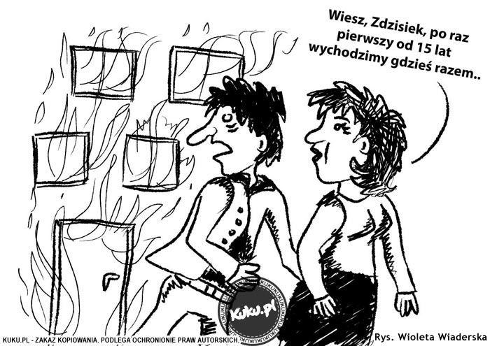 Komiks, dowcip, Żart o Grunt to widzieÄ‡ pozytywy