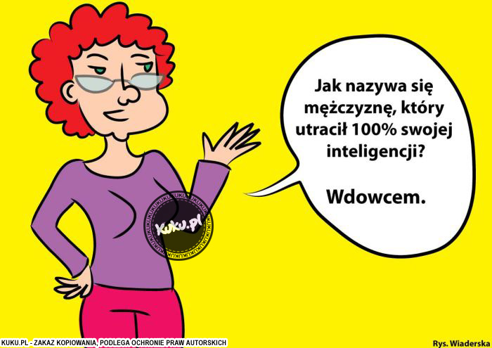 Komiks, dowcip, Żart o Inteligencja mÄ™Å¼czyzny