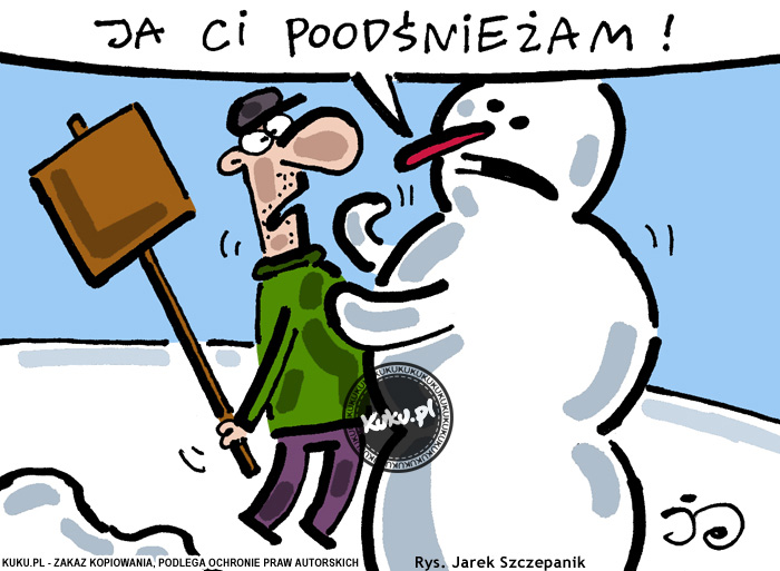 Komiks, dowcip, Żart o Ja Ci poodÅ›nieÅ¼am