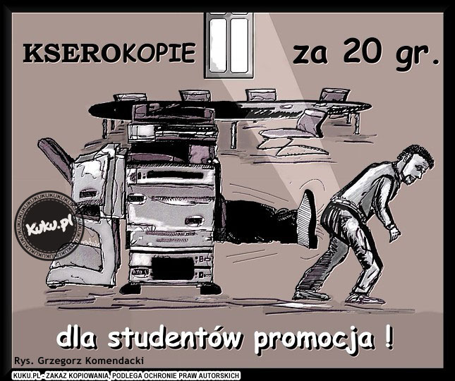 Komiks, dowcip, Żart o Kserokopie