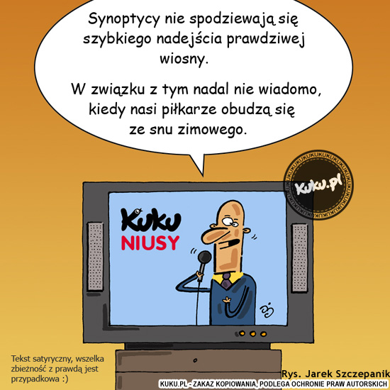 Komiks, dowcip, Żart o Kuku Niusy - sen zimowy