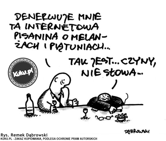 Komiks, dowcip, Żart o MelanÅ¼