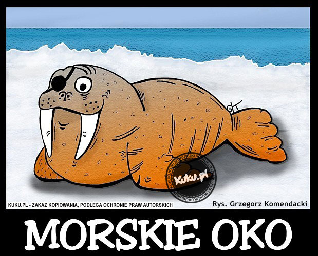 Komiks, dowcip, Żart o Morskie oko