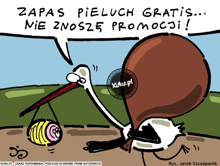 Komiks, dowcip, Żart o Nie znoszÄ™ promocji