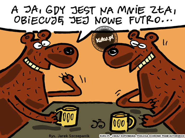 Komiks, dowcip, Żart o Obiecanki cacanki