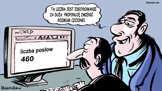 Komiks, dowcip, Żart o OszczÄ™dzanie posÅ‚Ã³w