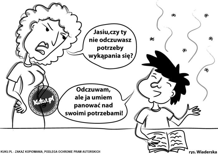 Komiks, dowcip, Żart o Potrzeba