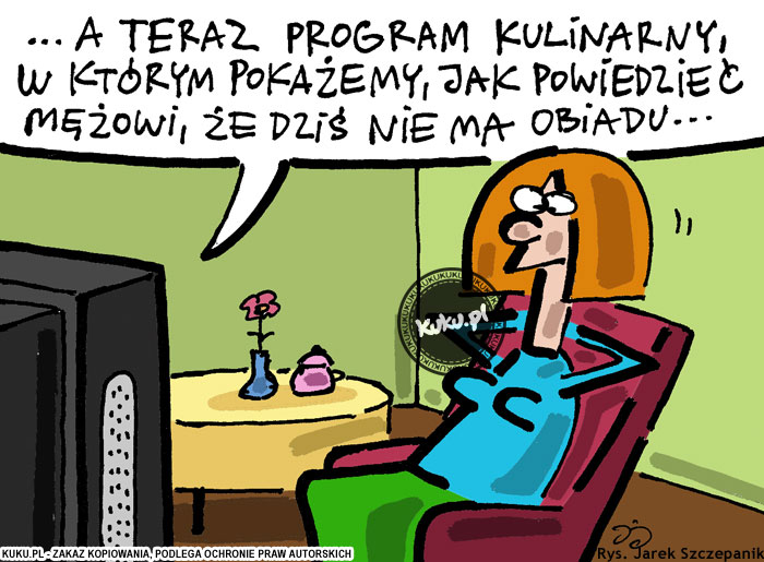 Komiks, dowcip, Żart o Program kulinarny