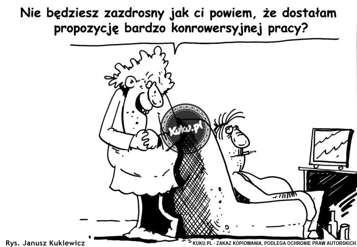 Komiks, dowcip, Żart o Propozycja pracy