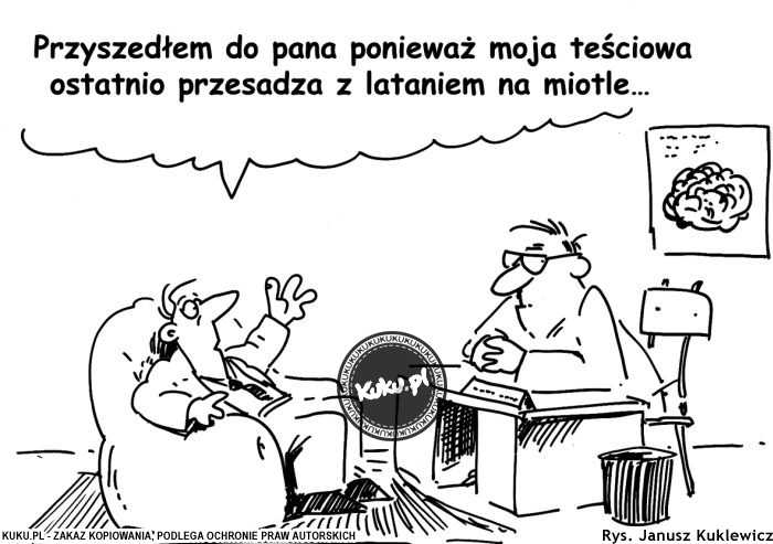 Komiks, dowcip, Żart o PrzyszedÅ‚em do pana ...