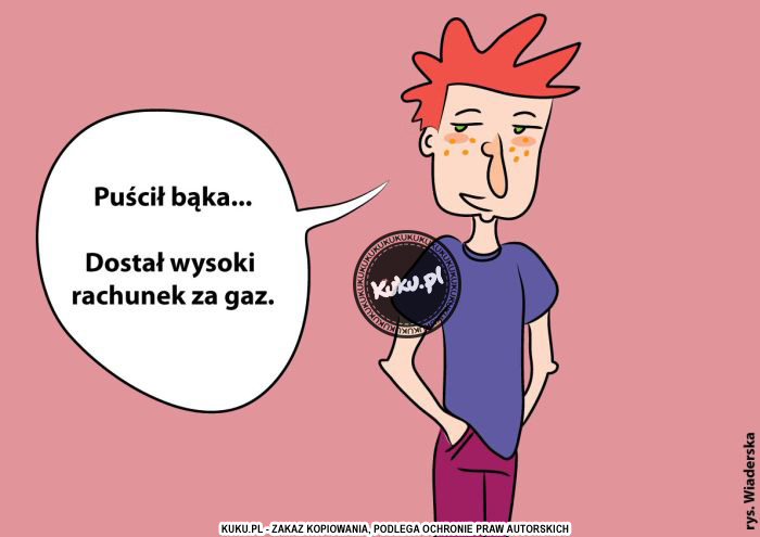 Komiks, dowcip, Żart o Rachunek za gaz 2