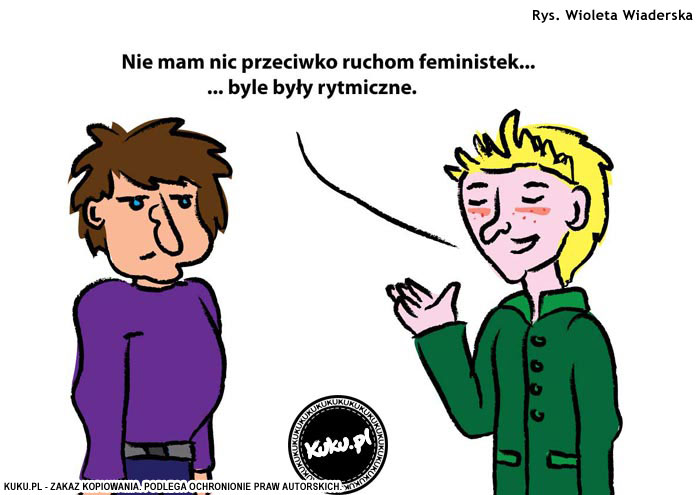 Komiks, dowcip, Żart o Ruch feministek