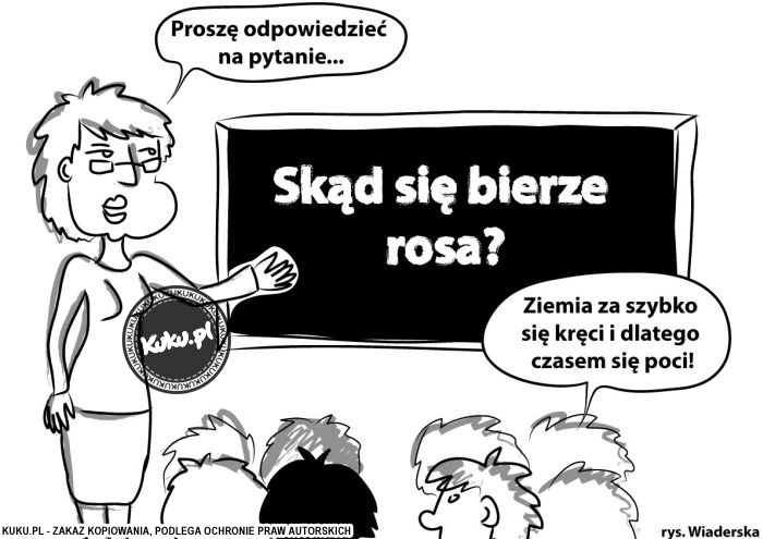 Komiks, dowcip, Żart o SkÄ…d siÄ™ bierze rosa