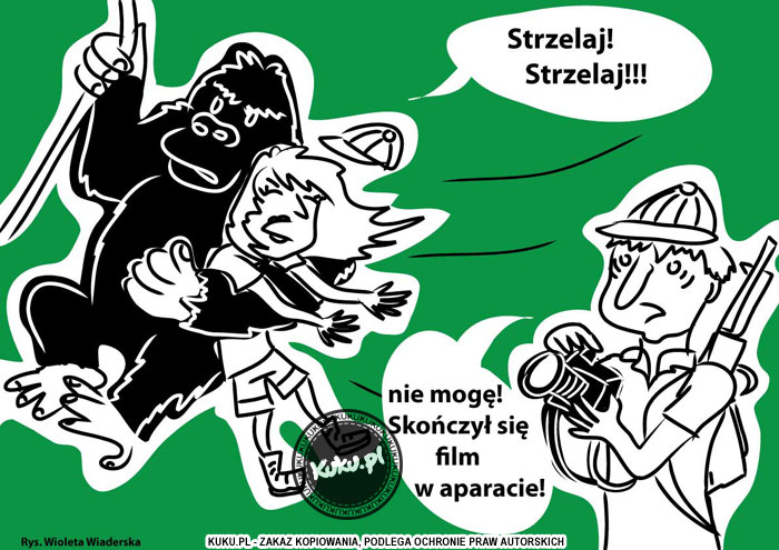 Komiks, dowcip, Żart o Strzelaj, strzelaj