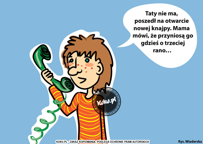 Komiks, dowcip, Żart o Taty nie ma