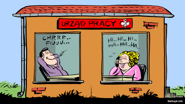 Komiks, dowcip, Żart o UrzÄ…d pracy