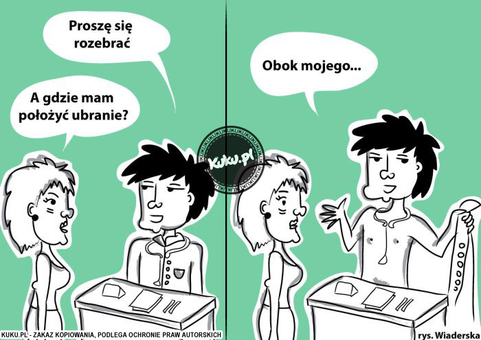 Komiks, dowcip, Żart o Wizyta u lekarza