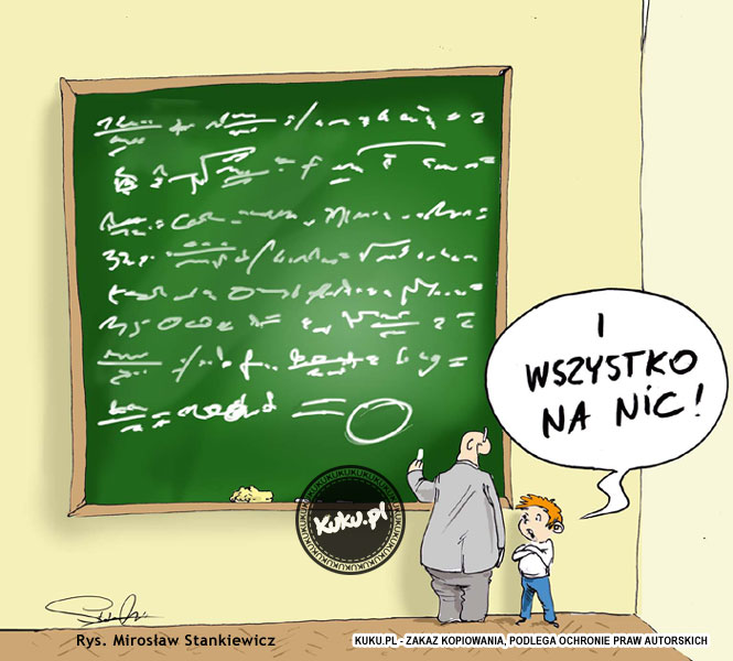 Komiks, dowcip, Żart o Wszystko na nic