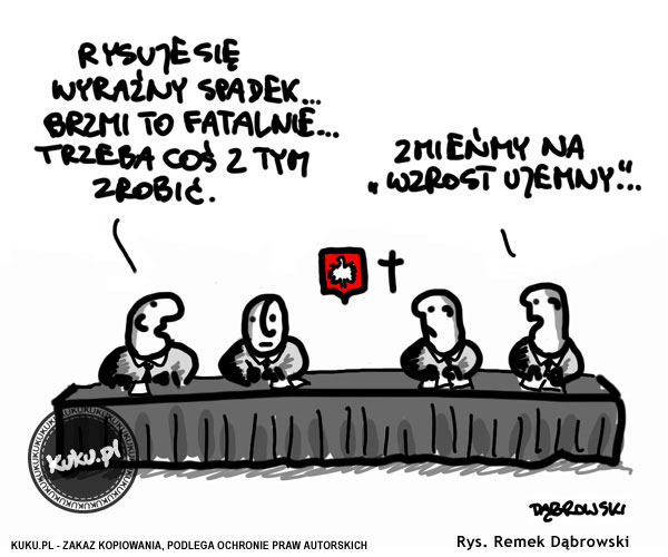 Komiks, dowcip, Żart o WyraÅºny spadek