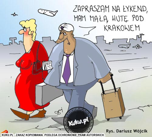 Komiks, dowcip, Żart o Zapraszam na weekend