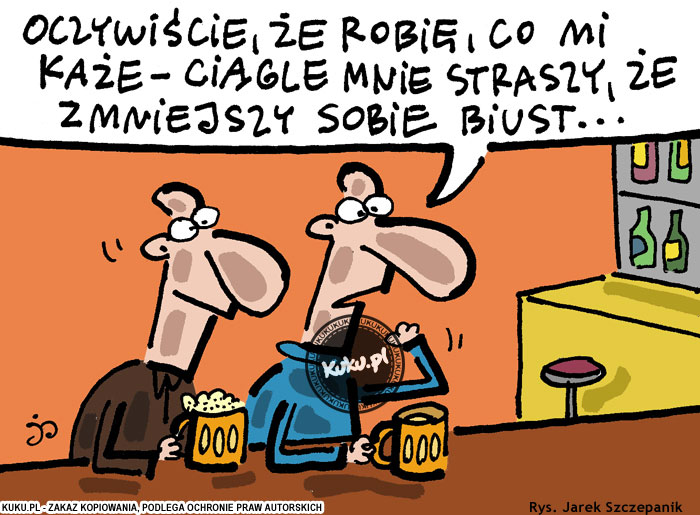 Komiks, dowcip, Żart o Zastraszany mÄ…Å¼