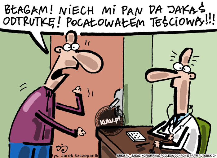 Komiks, dowcip, Żart o ZiÄ™Ä‡ u lekarza