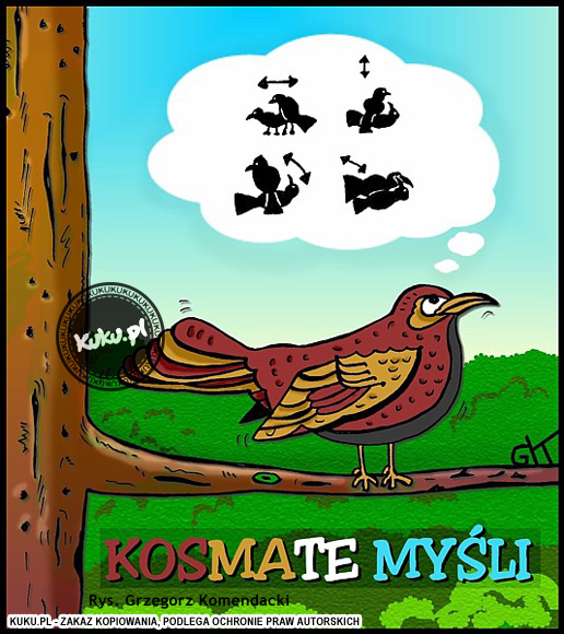 Komiks, dowcip, Żart o KosMaTe MyÅ›li