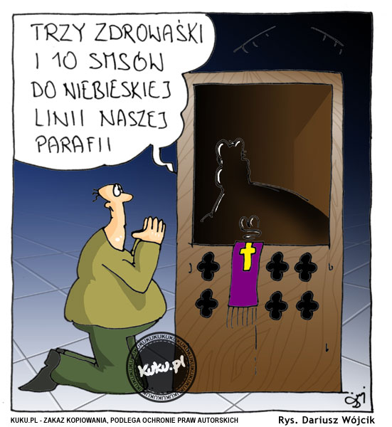 Komiks, dowcip, Żart o Pokuta