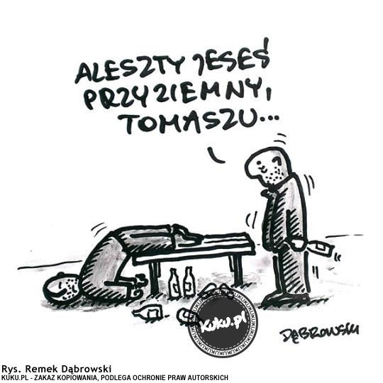 Komiks, dowcip, Żart o Przyziemny Tomasz