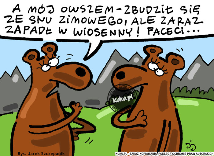 Komiks, dowcip, Żart o Sen zimowy